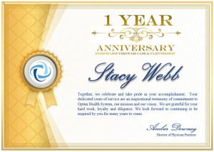 Happy Work Anniversary Stacy Webb