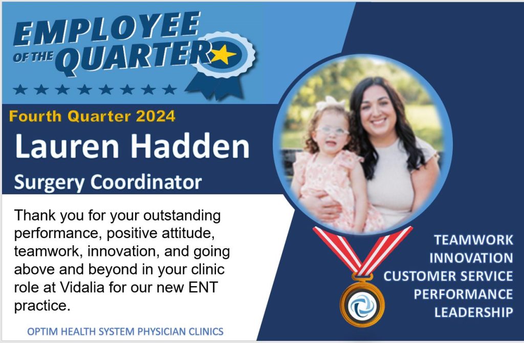 th quarter Employee of the Quarter
