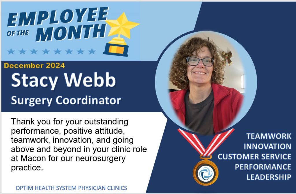 December Employee of the Month