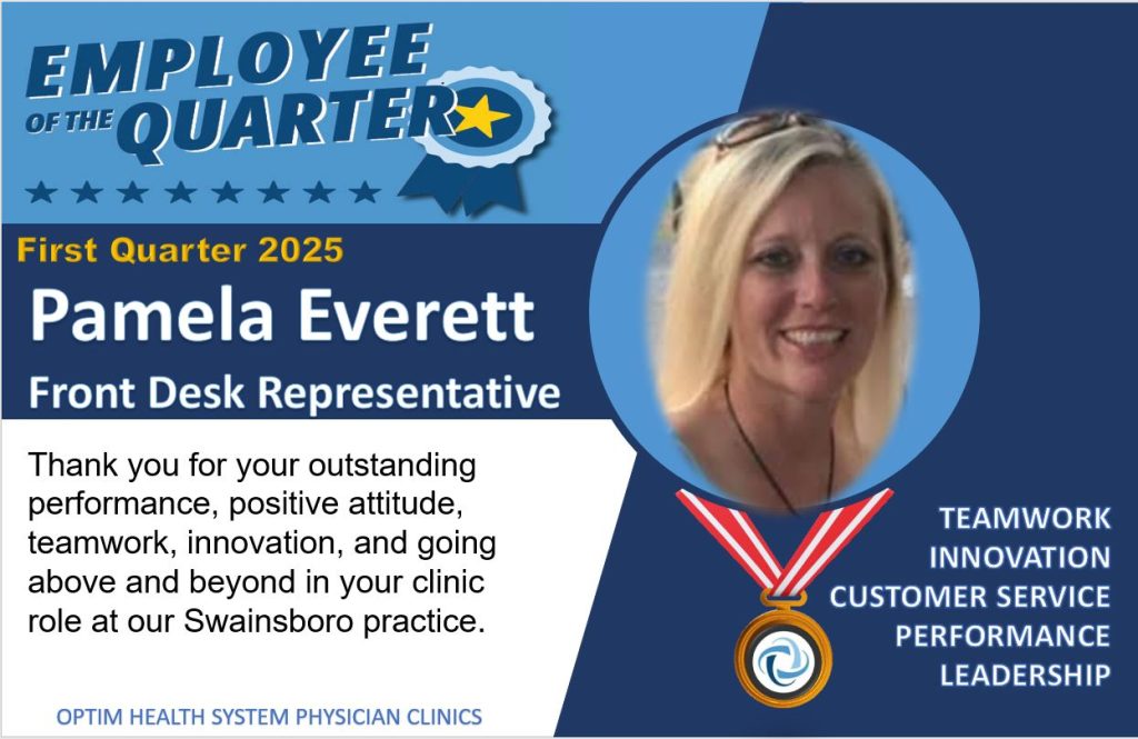 st quarter Employee of the Quarter