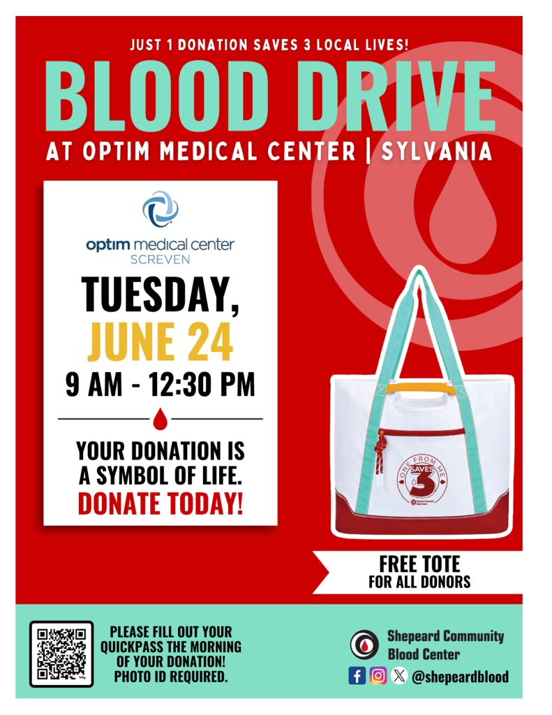 Optim Medical Center Blood Drive