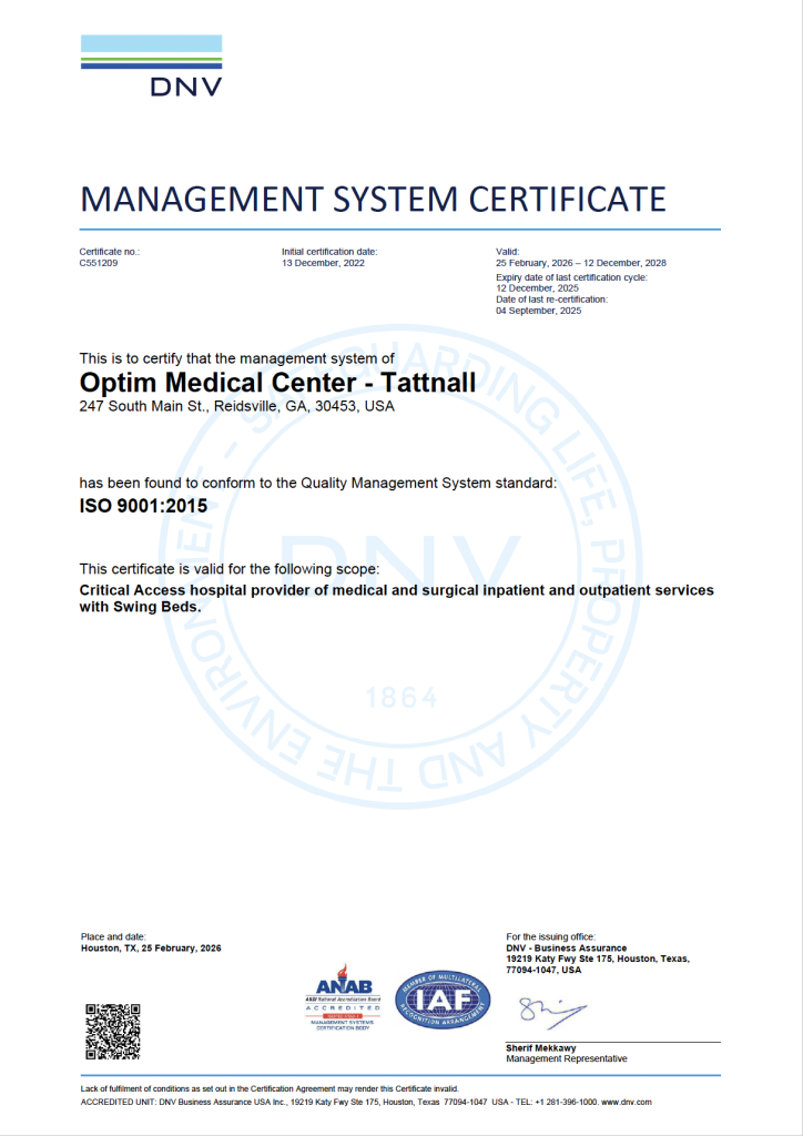 DNV ISO Certificate